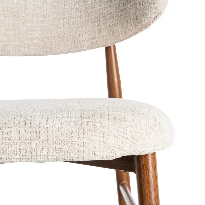 Svelte Cream Stool - Stylish and Durable Seating Solution - LUXONAS