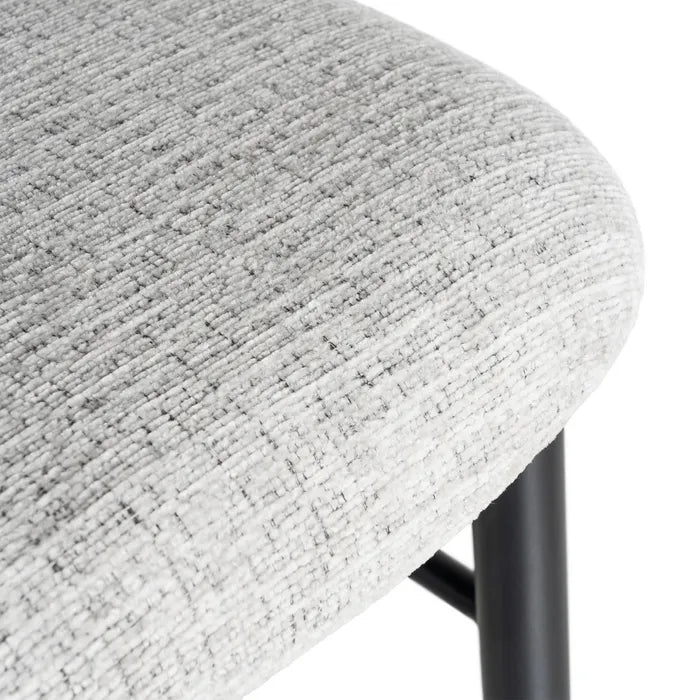 Svelte Grey Stool - Stylish and Durable Seating Solution - LUXONAS