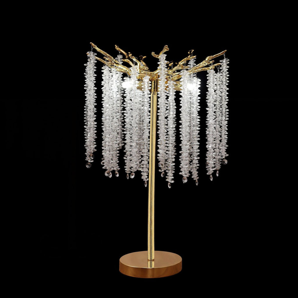 Table lamp Frost Gold | 35x70cm - LUXONAS HOME
