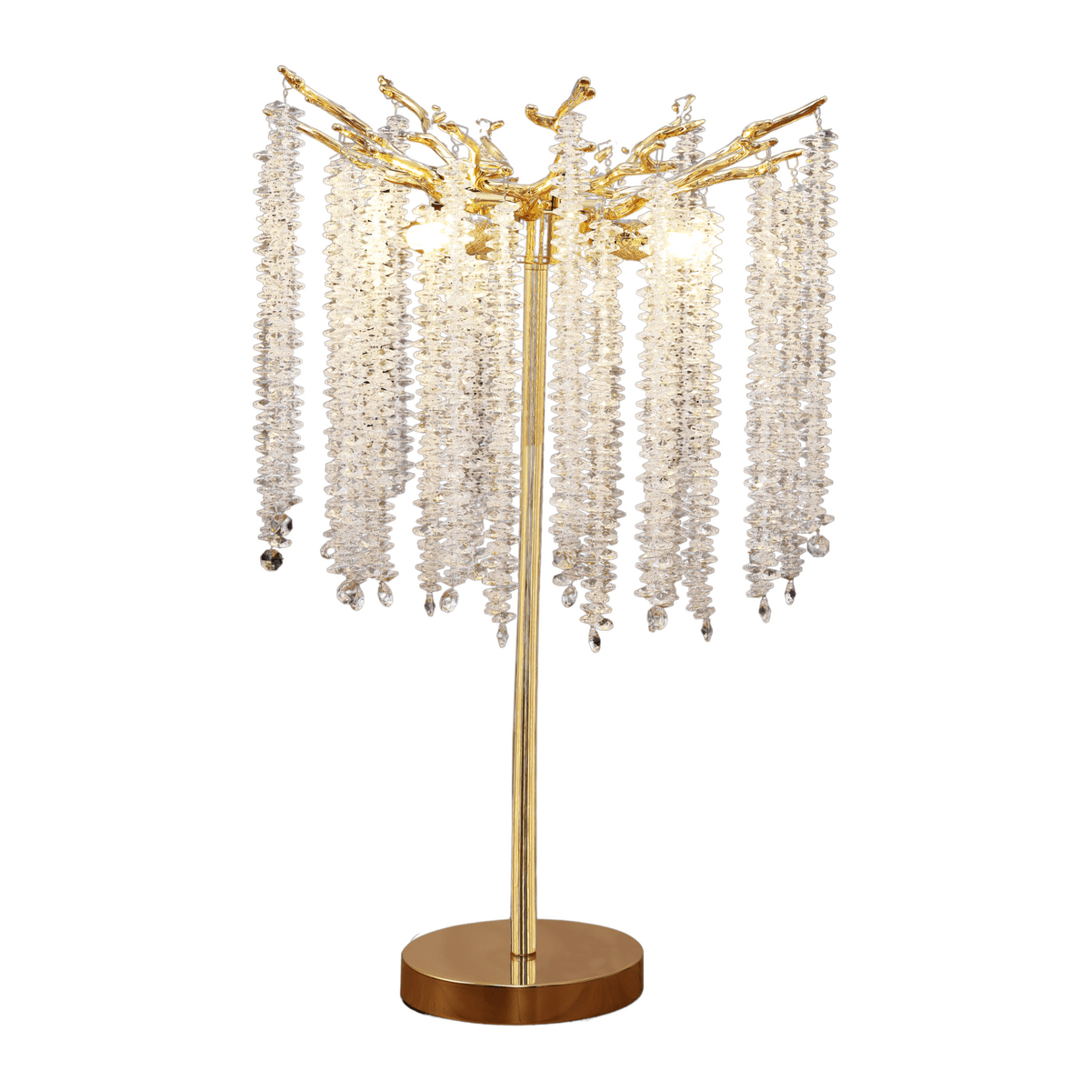 Table lamp Frost Gold | 35x70cm - LUXONAS HOME