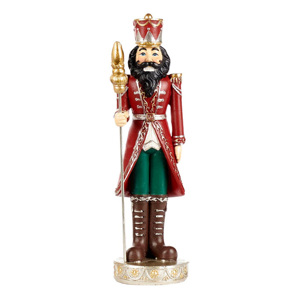 Tall Black Beard Nutcracker on Base