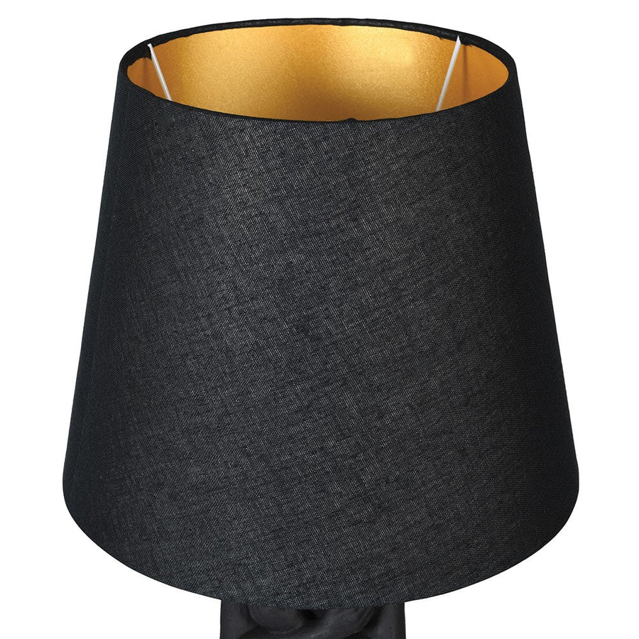 Tall Black Lady Table Lamp