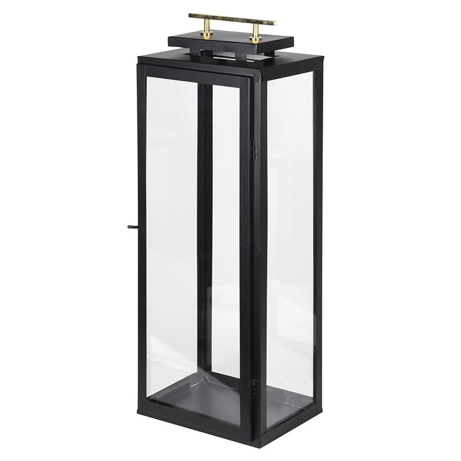 Tall Black Metal Lantern - LUXONAS
