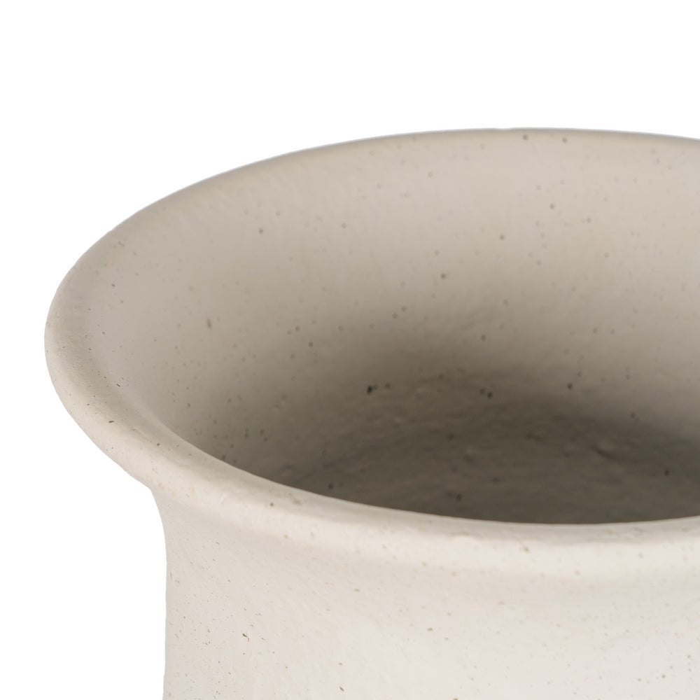 Tall Ceramic Vase with Side Handles - LUXONAS