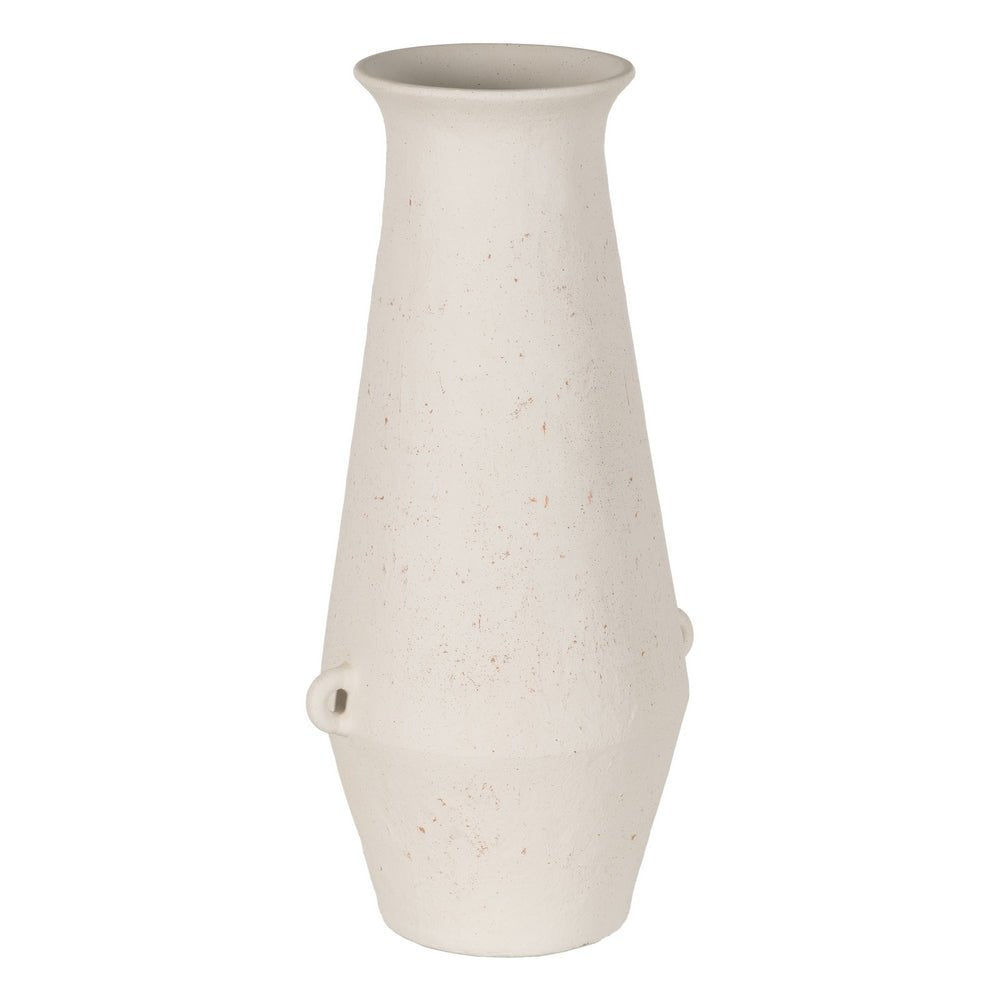 Tall Ceramic Vase with Side Handles - LUXONAS
