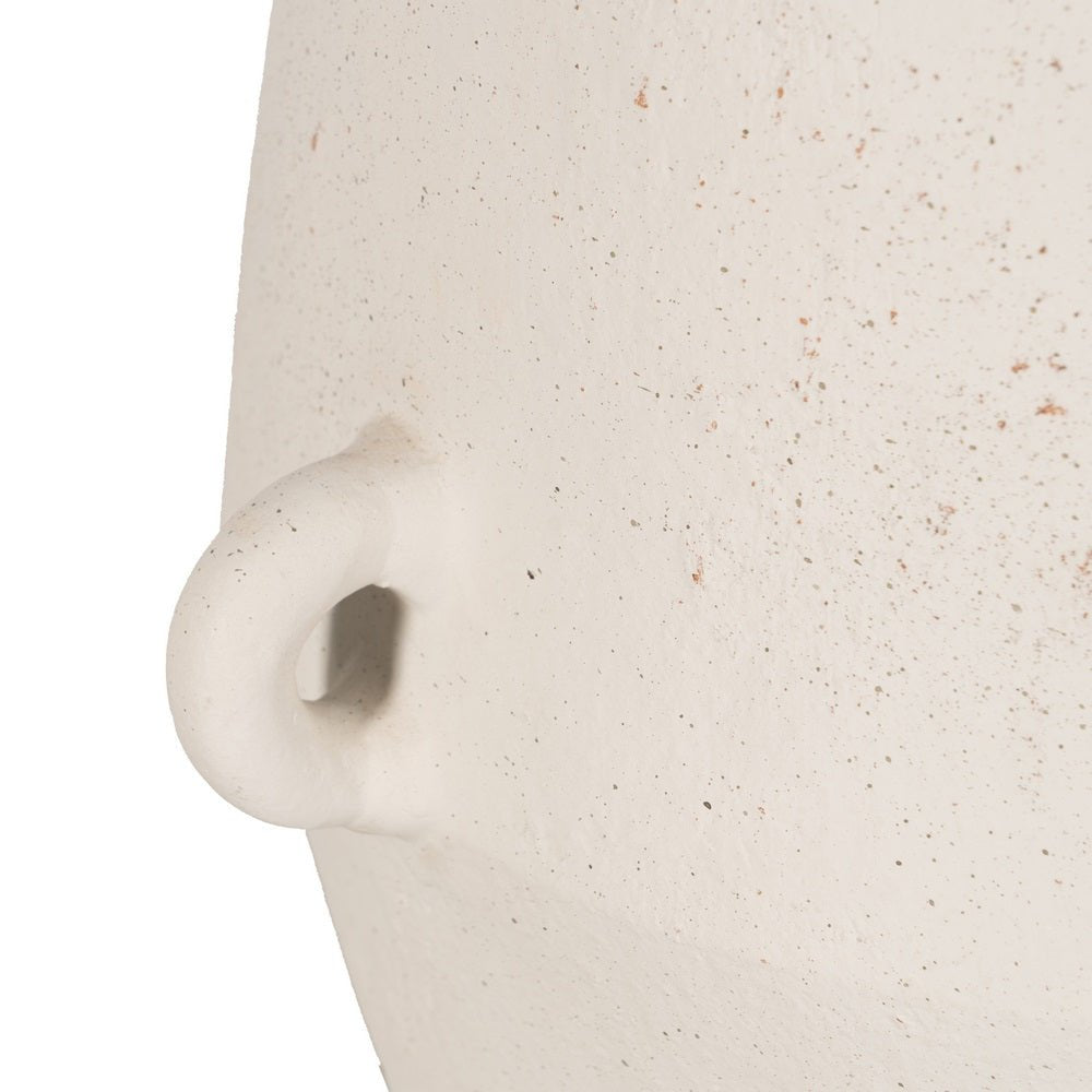Tall Ceramic Vase with Side Handles - LUXONAS