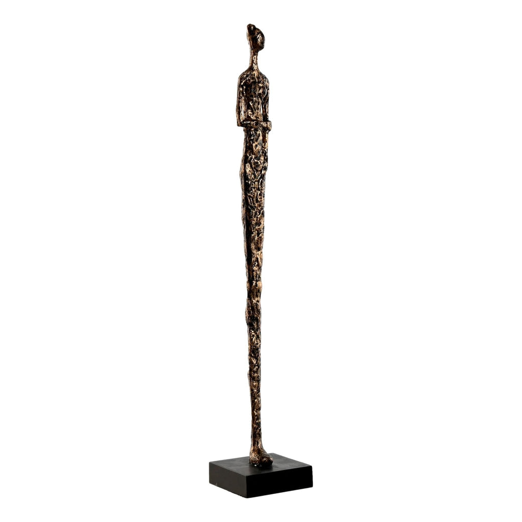 Tall Abstract Resin Figure with Black Base - 70cm