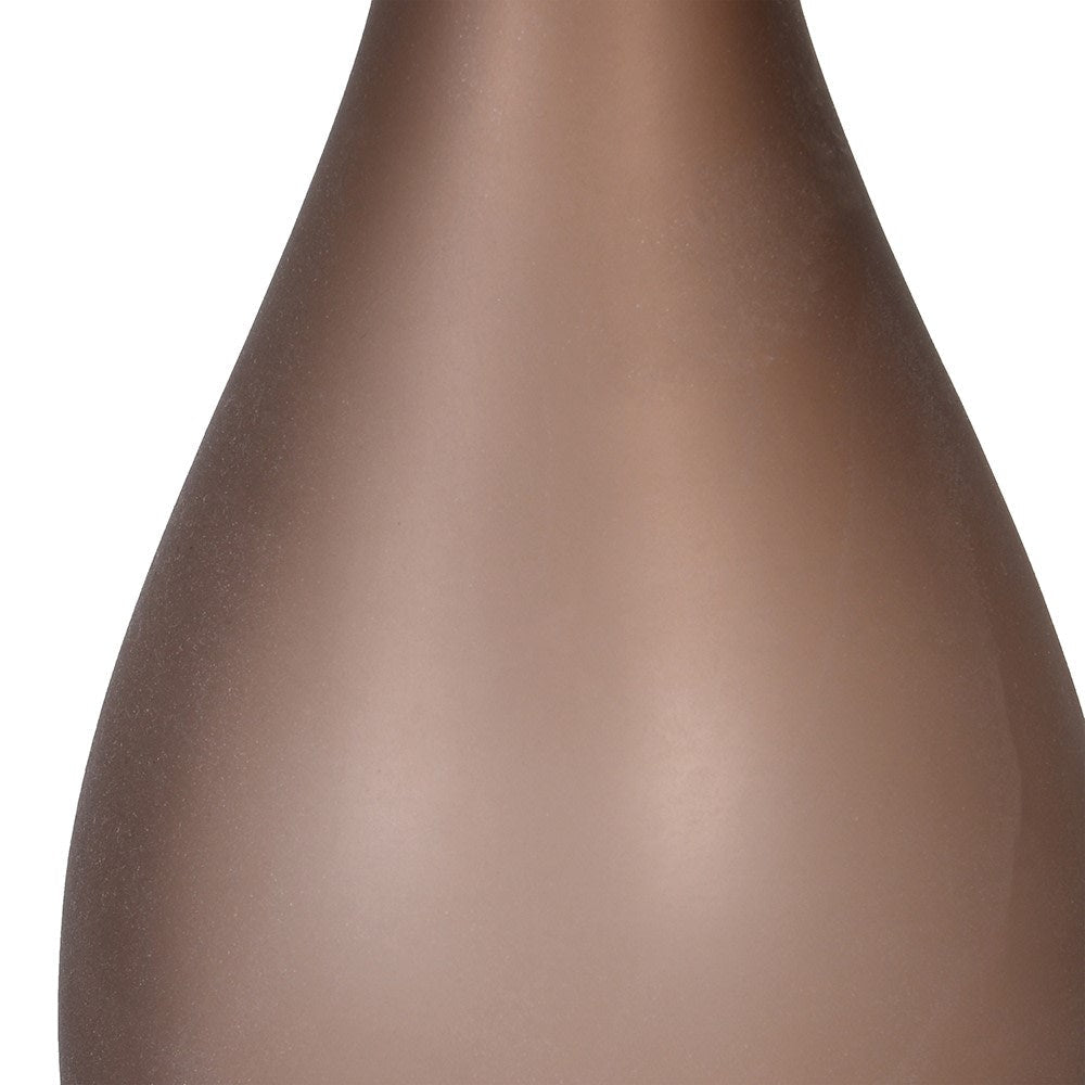 Tall Sandblasted Curvy Vase - LUXONAS