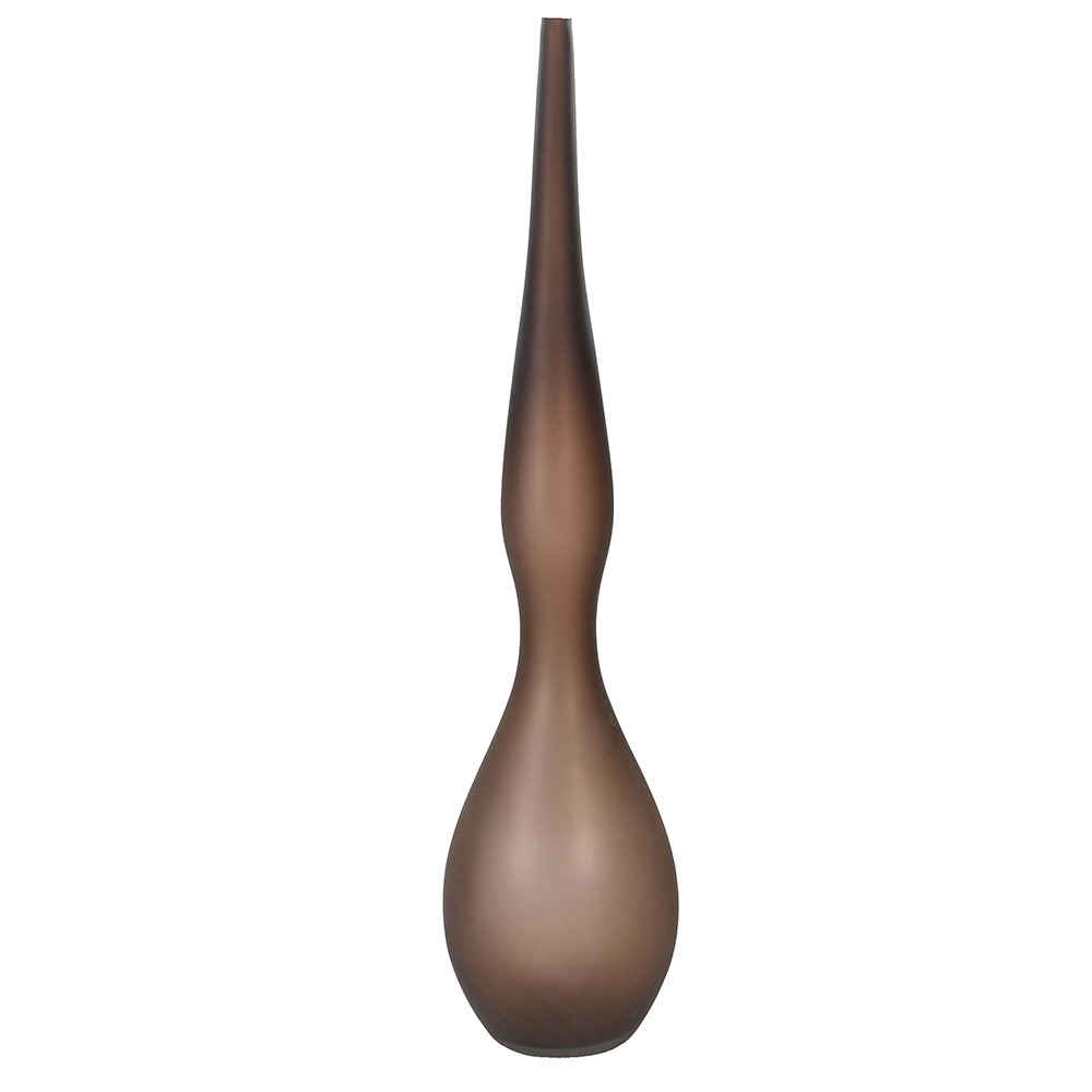 Tall Sandblasted Curvy Vase - LUXONAS