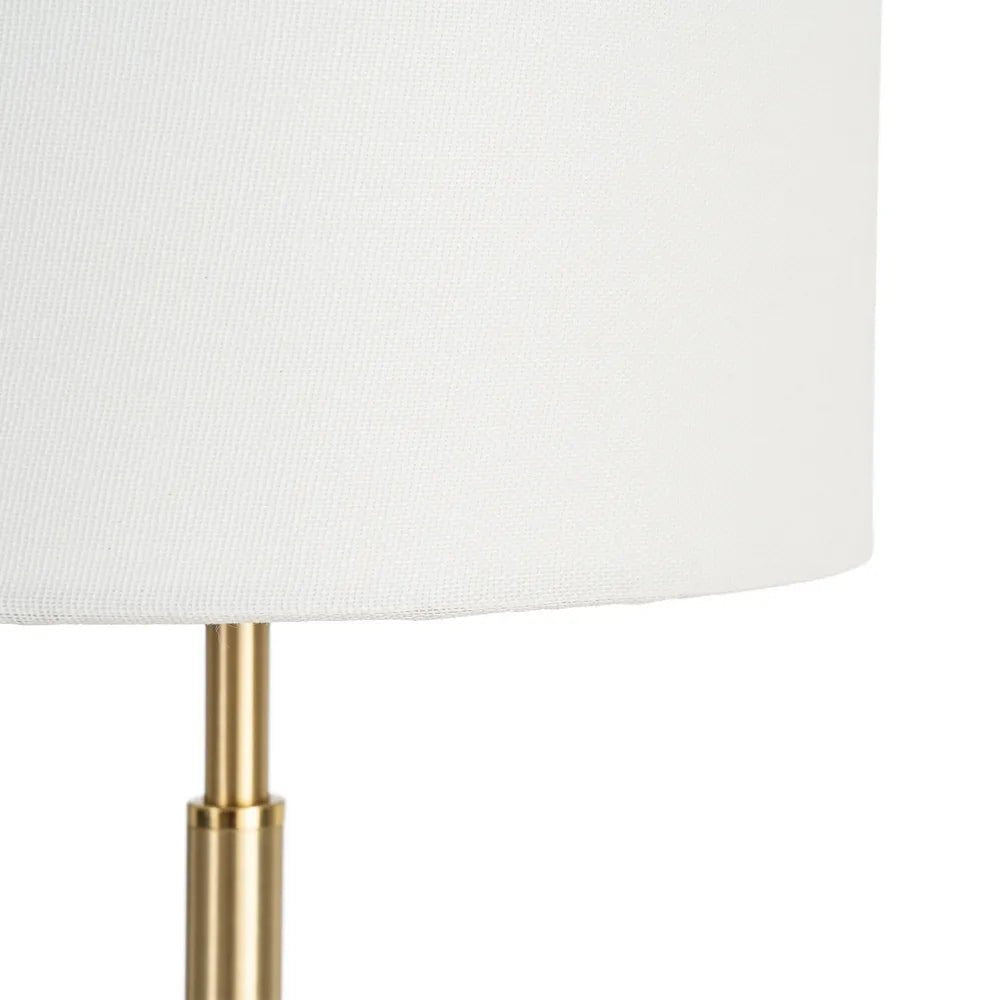 Tall Slim Gold Base Table Lamp - LUXONAS HOME