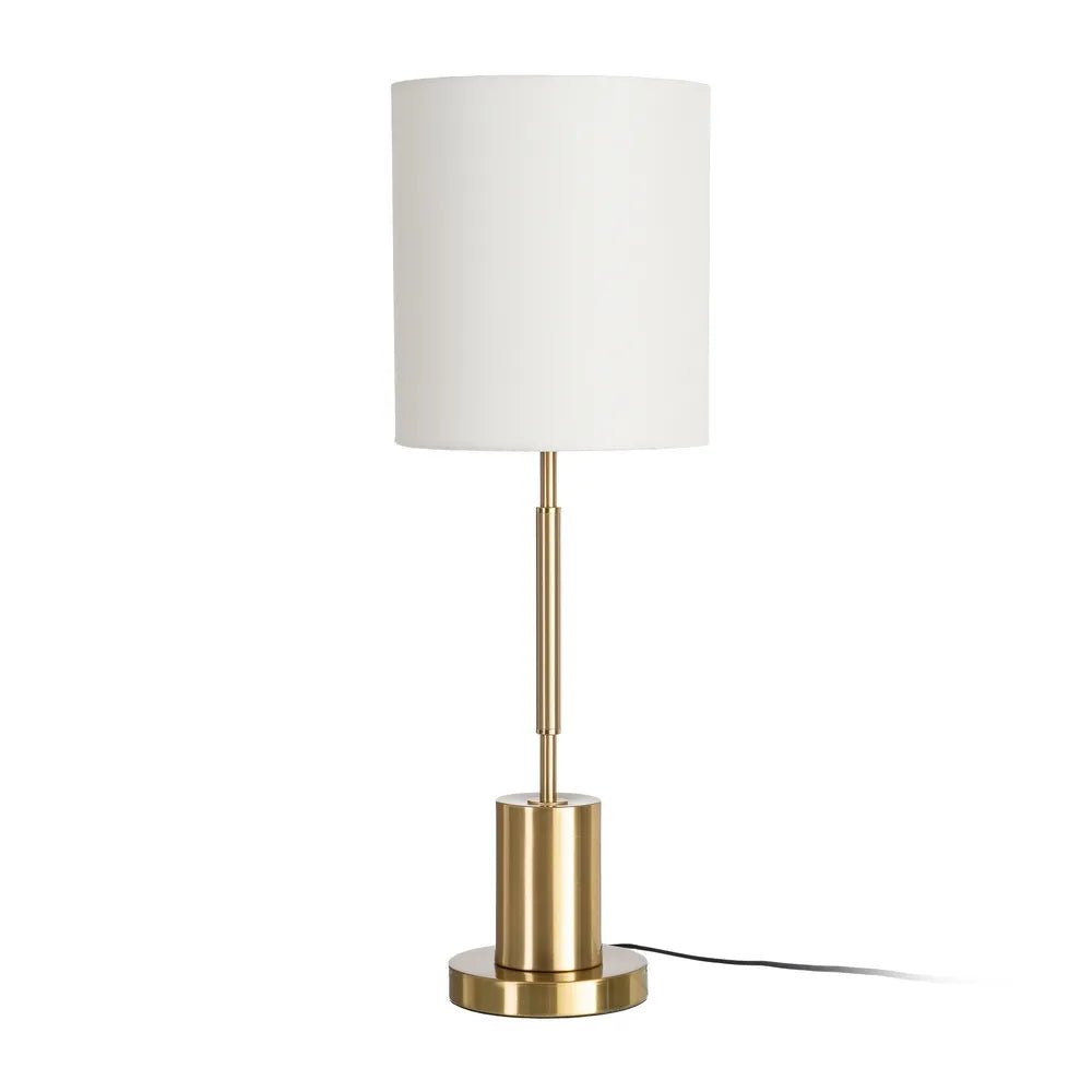 Tall Slim Gold Base Table Lamp - LUXONAS HOME