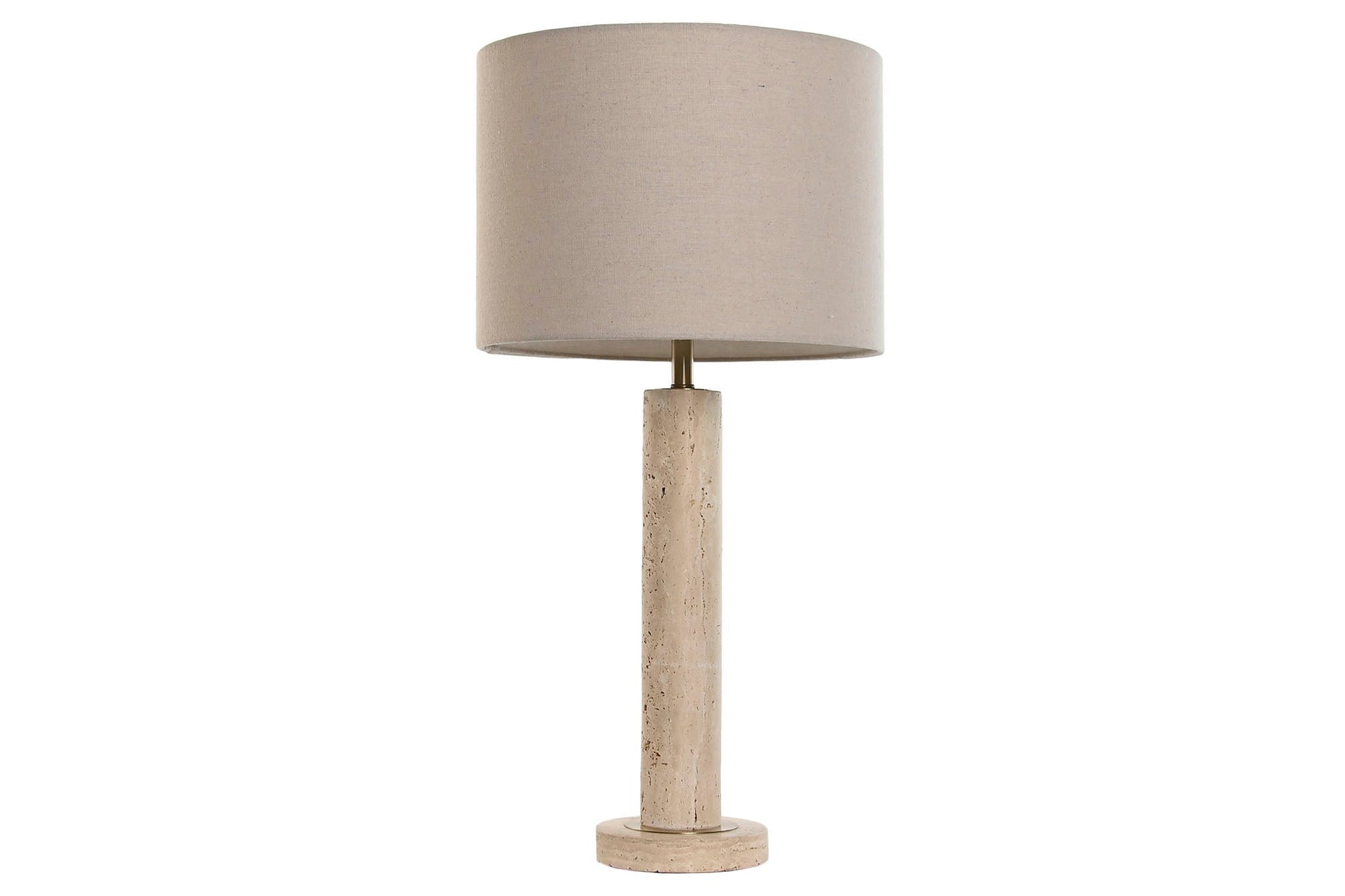 Tall Travertine Base Table Lamp - LUXONAS