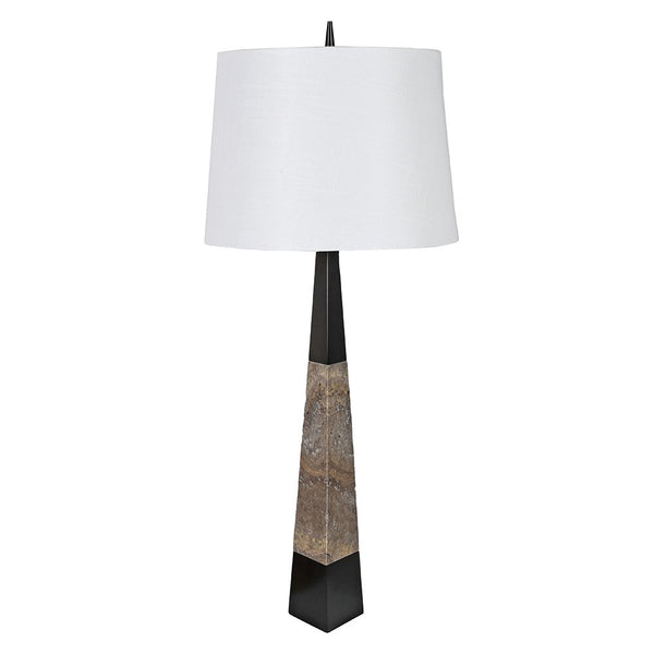Tapered Marble Table Lamp