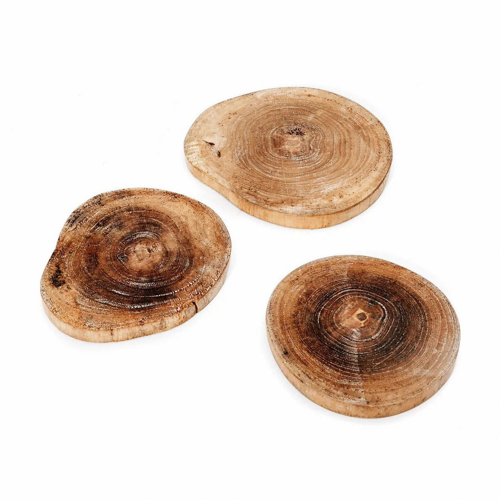 Teak Root Boho Coaster - LUXONAS HOME