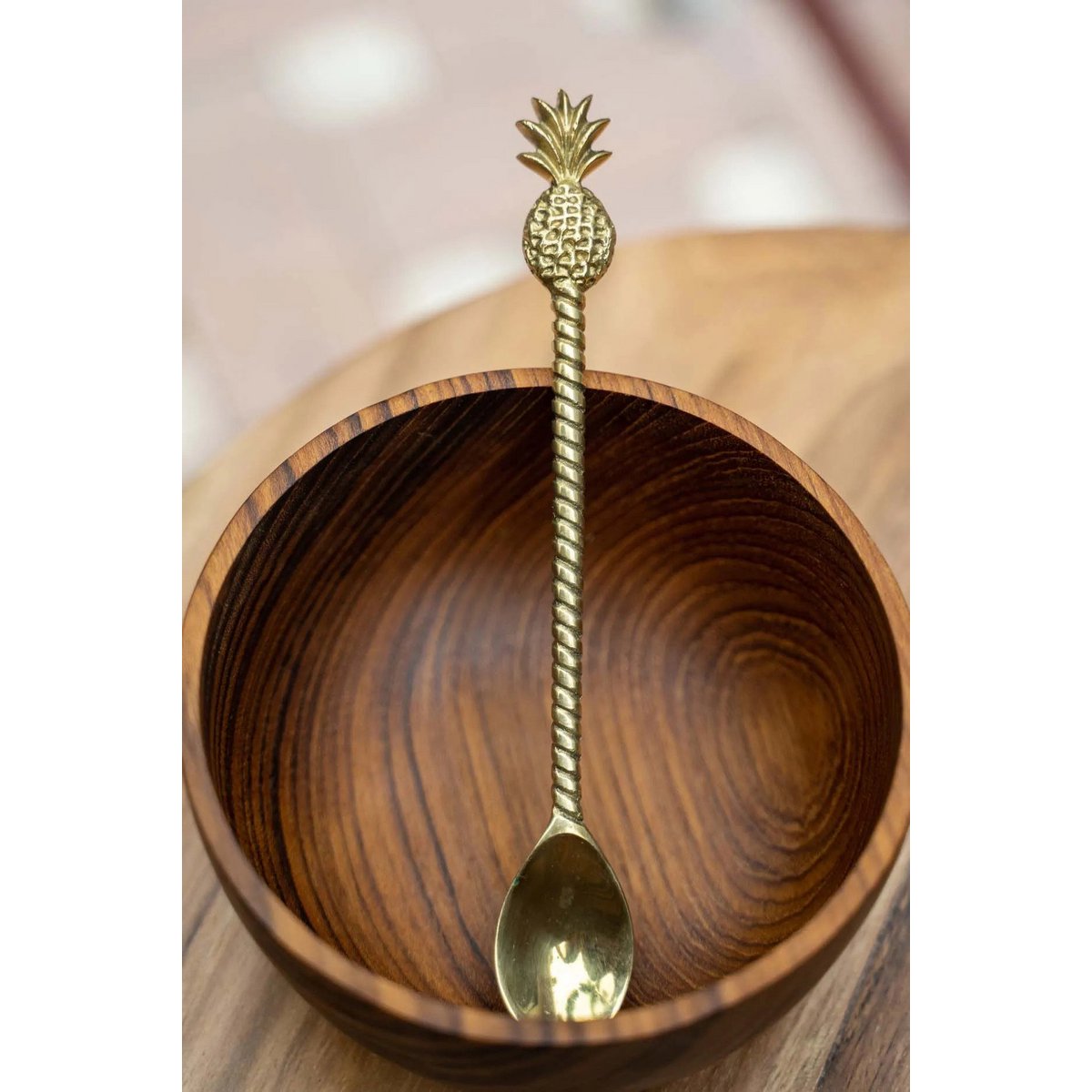 Teak Root Salad Bowl - S - LUXONAS HOME