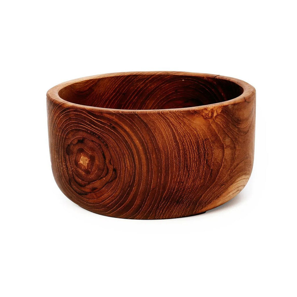 Teak Root Salad Bowl - S - LUXONAS HOME