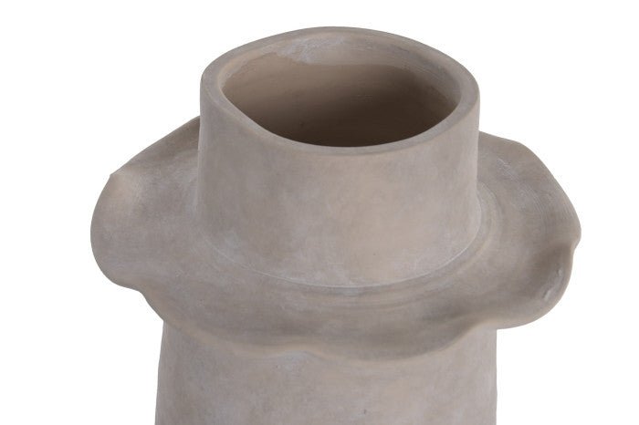 Terracotta Vase with Rim