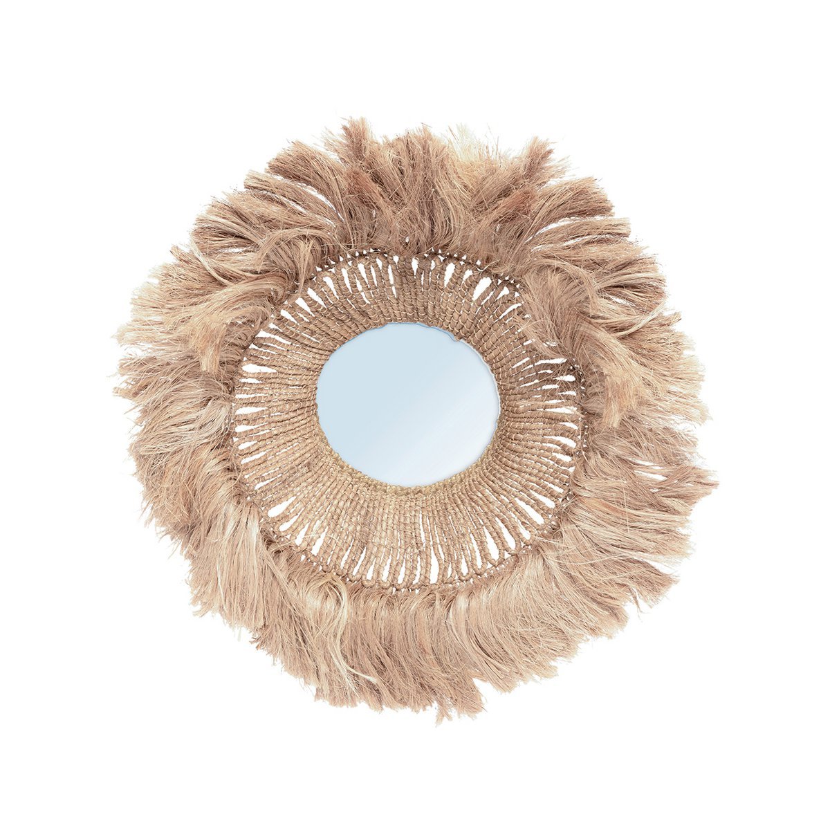 The Abaca Solomon Mirror - Natural - LUXONAS HOME