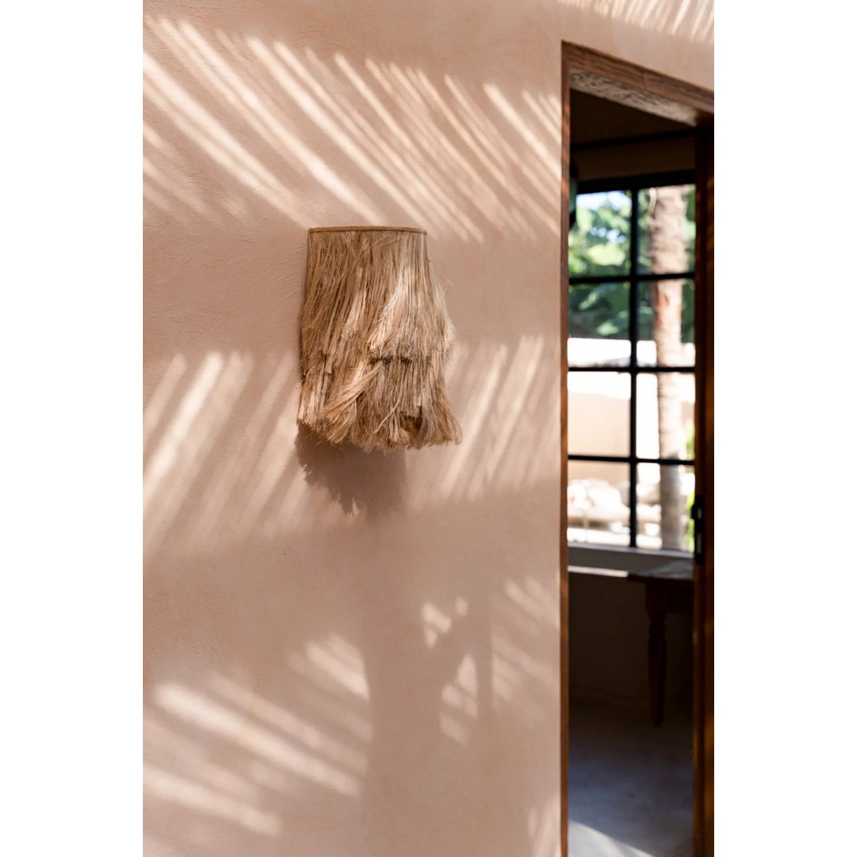 The Abaca Wall Applique - Natural - S - LUXONAS HOME