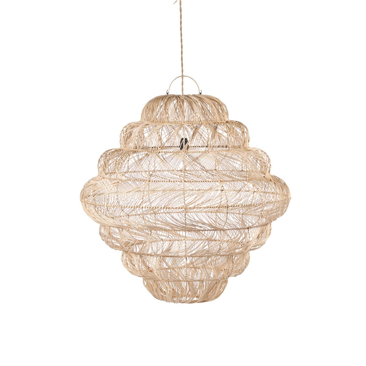 The Aurora Puff Pendant - Natural - XL - LUXONAS HOME