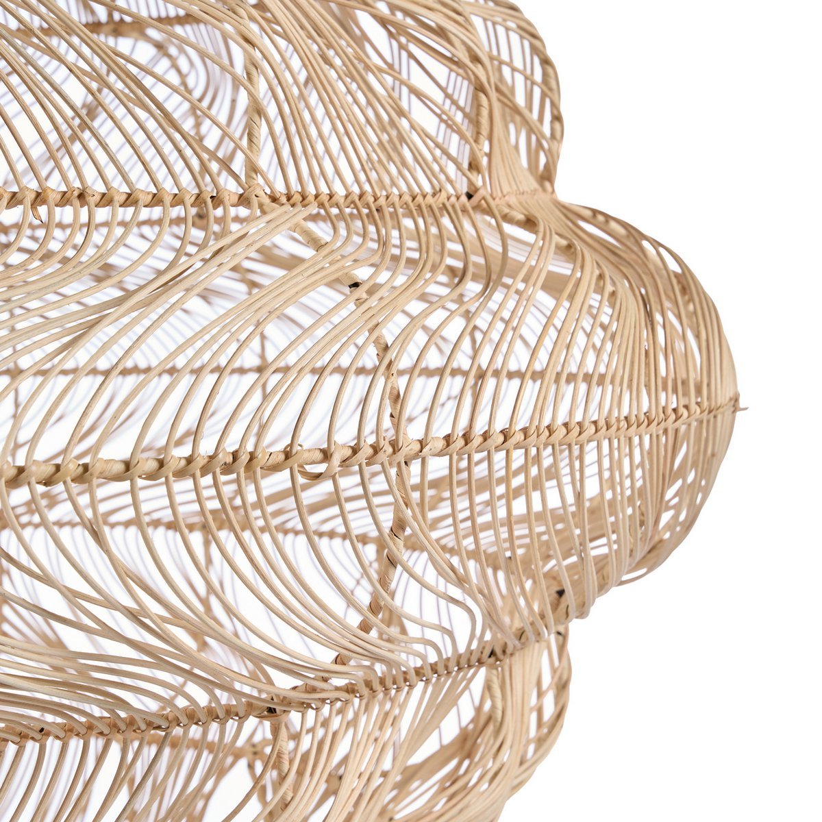 The Aurora Puff Pendant - Natural - XL - LUXONAS HOME