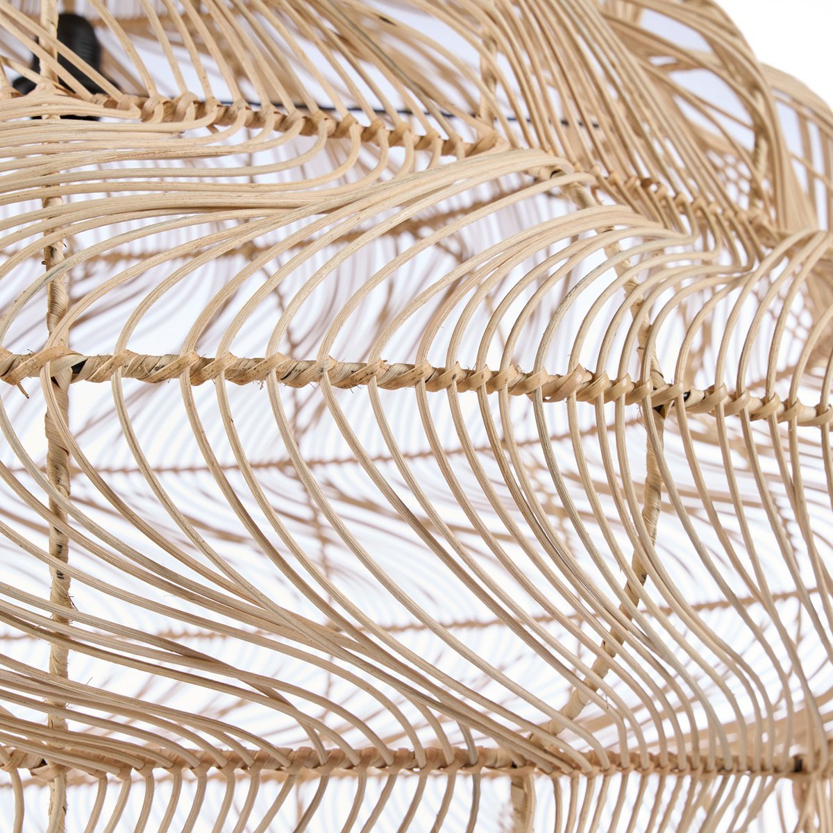 The Aurora Puff Pendant - Natural - XL - LUXONAS HOME