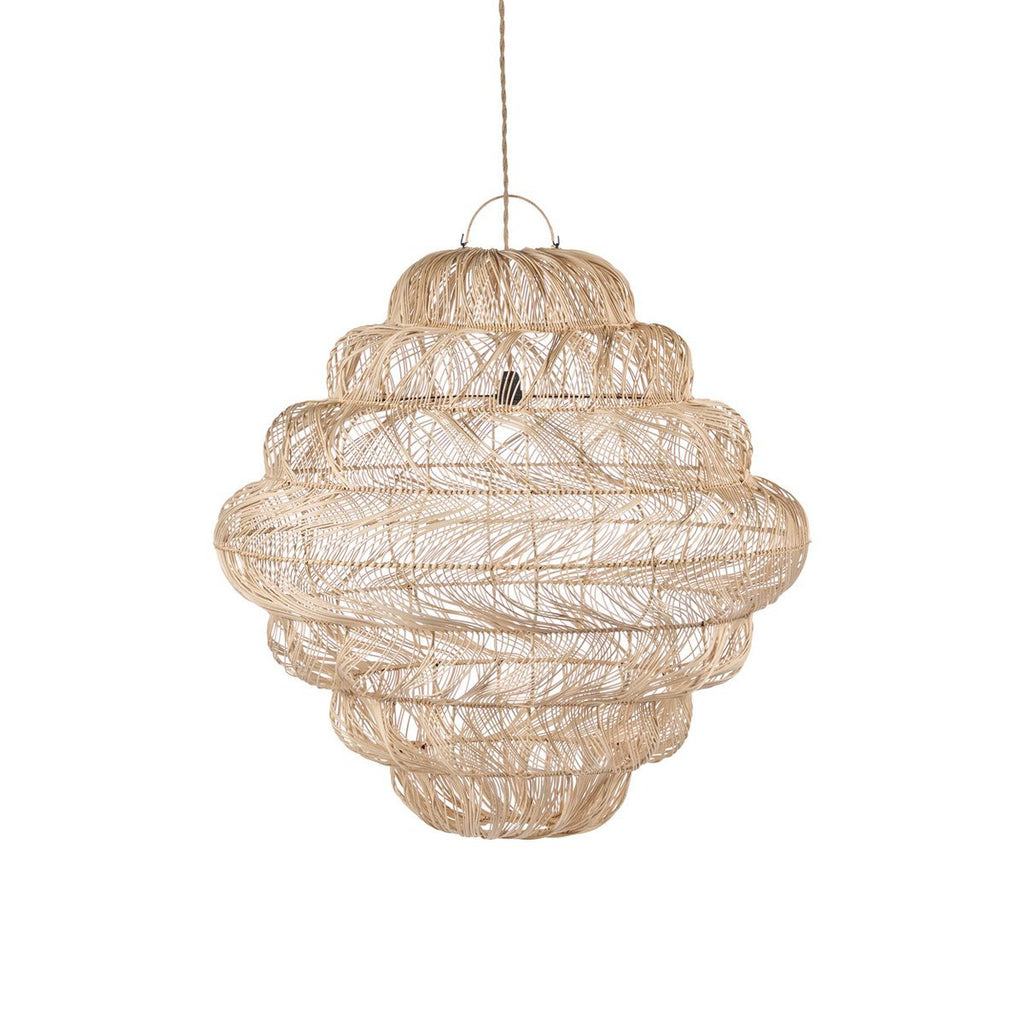 The Aurora Puff Pendant - Natural - XL - LUXONAS HOME