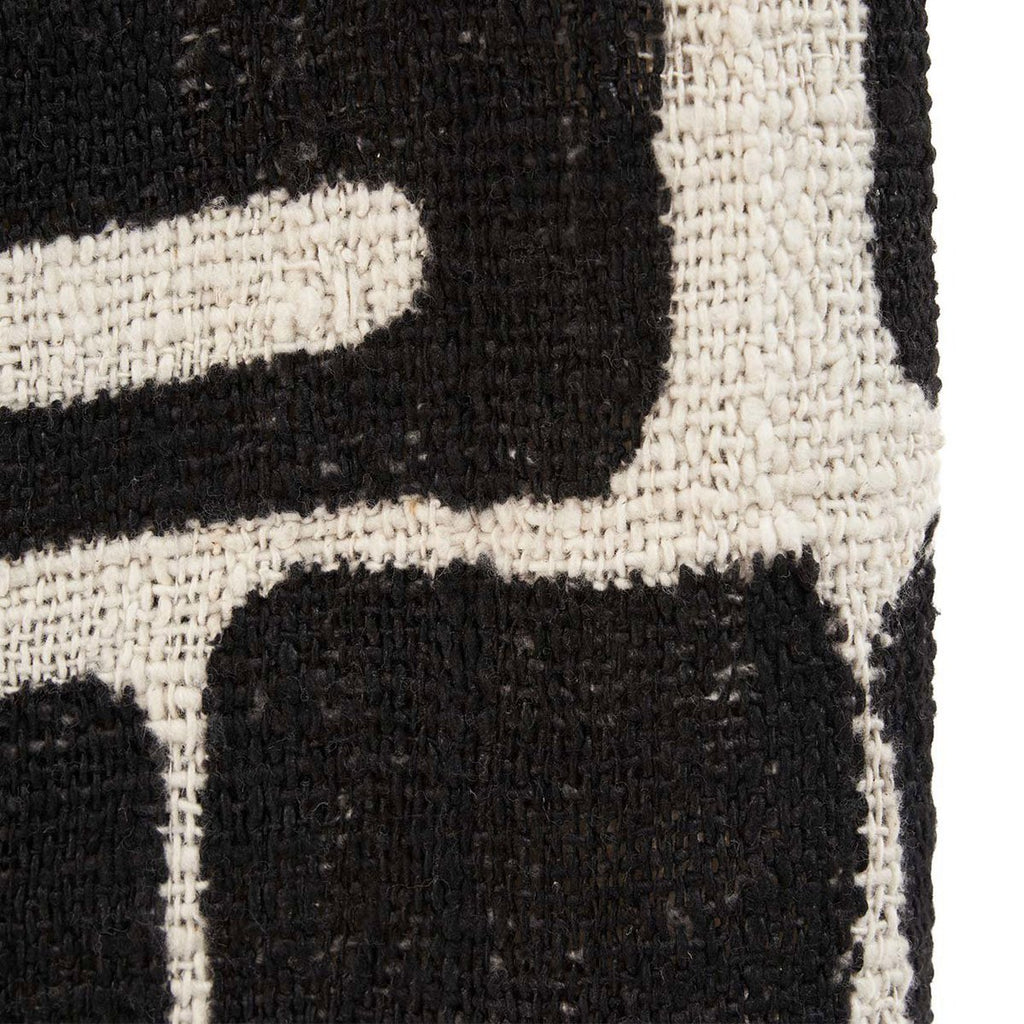 The Aztec Bed Throw - Natural Black - LUXONAS HOME