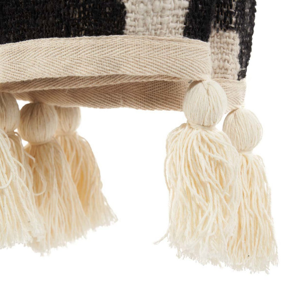 The Aztec Bed Throw - Natural Black - LUXONAS HOME