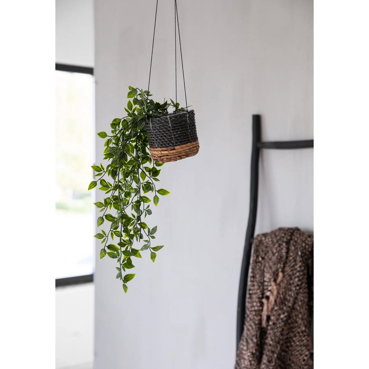 The Banana Plant Hanger - Natural Black - S - LUXONAS HOME