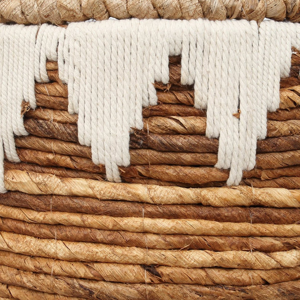 The Banana Stitched Laundry Baskets - M - LUXONAS HOME