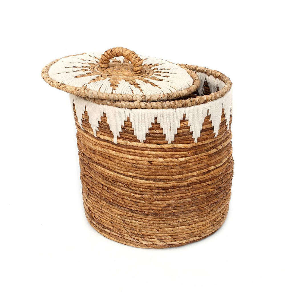 The Banana Stitched Laundry Baskets - M - LUXONAS HOME
