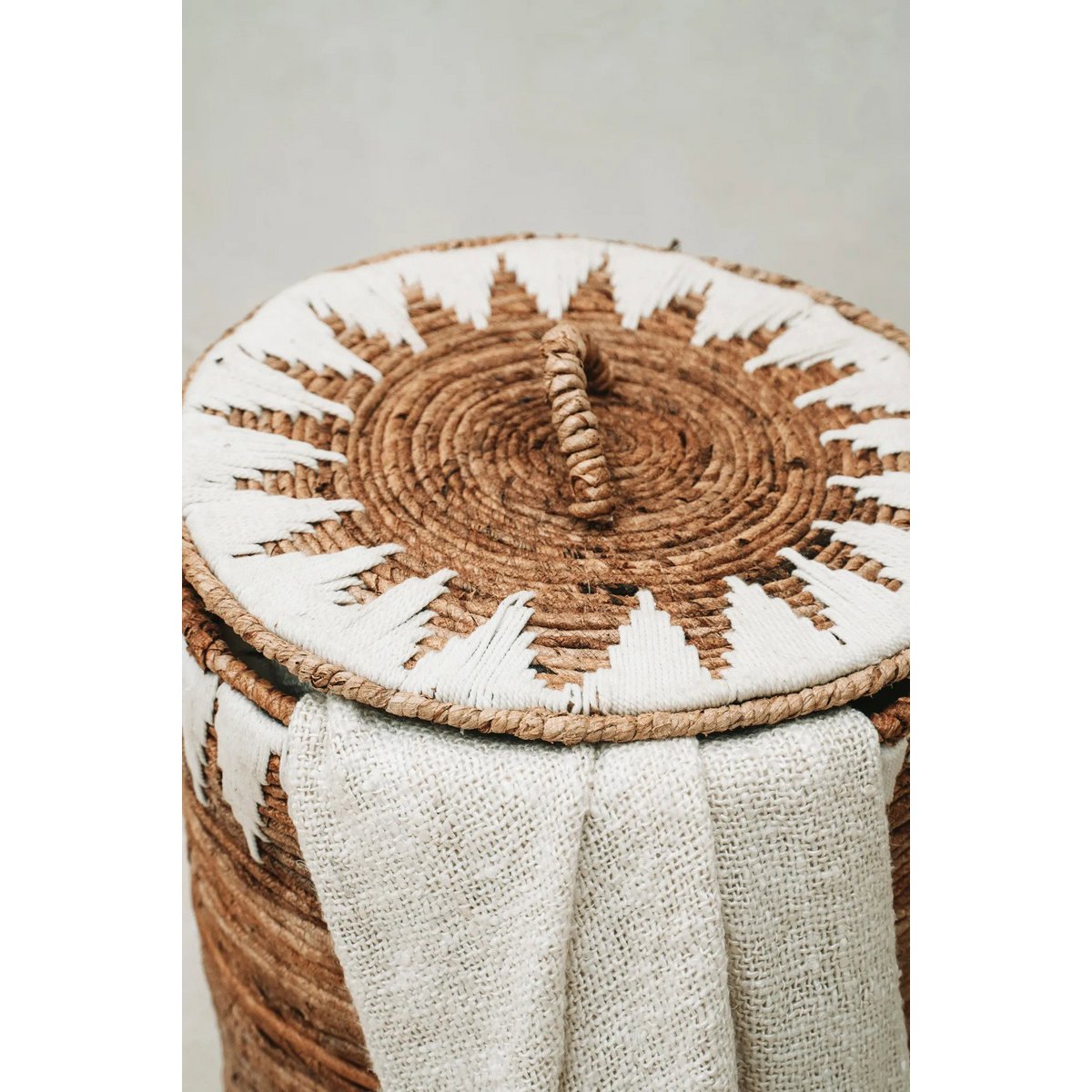 The Banana Stitched Laundry Baskets - M - LUXONAS HOME