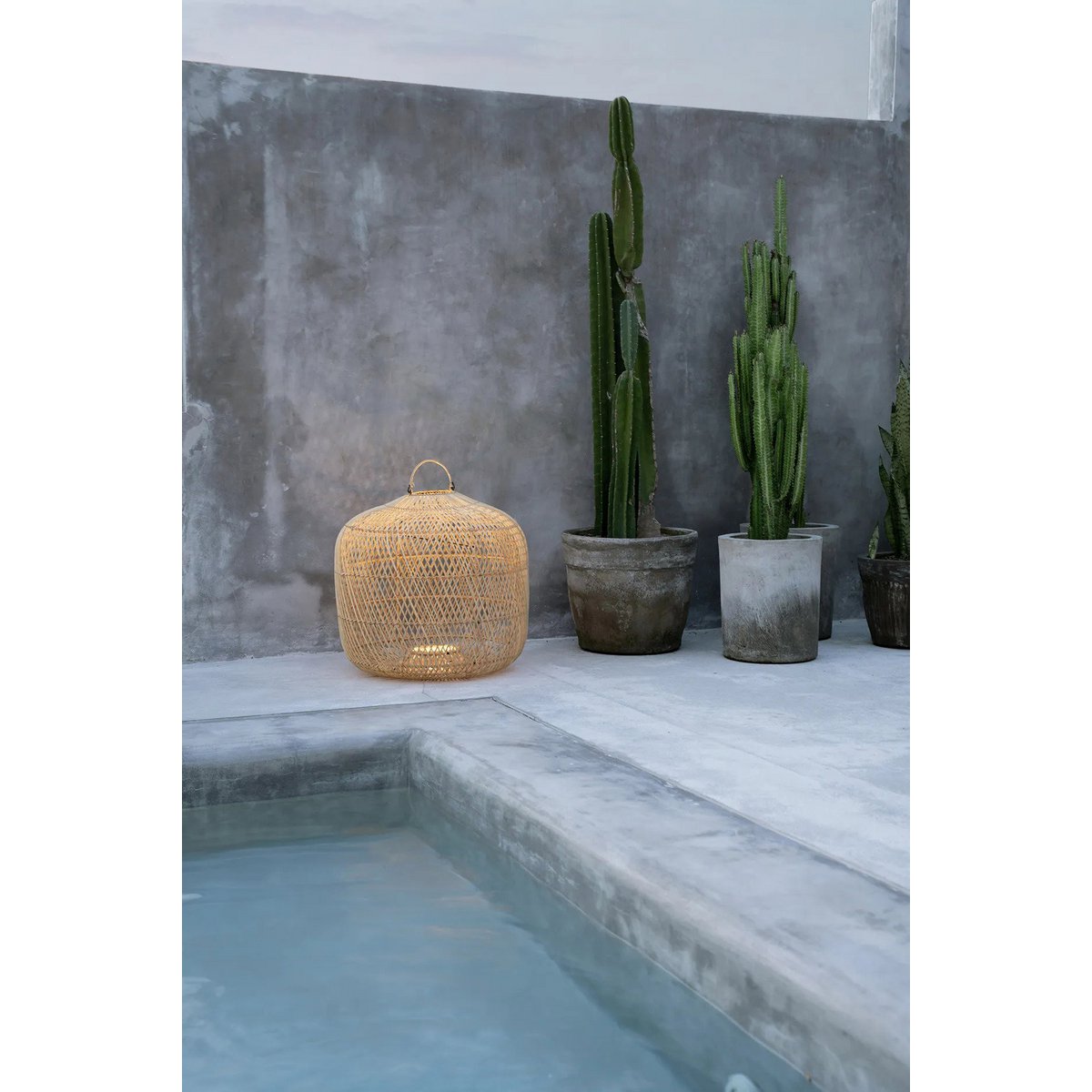 The Batu Bolong Pendant - Natural - L - LUXONAS HOME