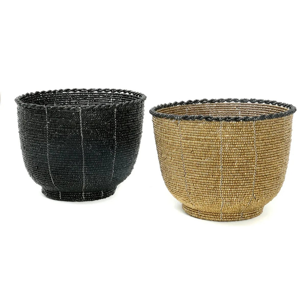The Beaded Candy Bowl - Black - M - LUXONAS HOME