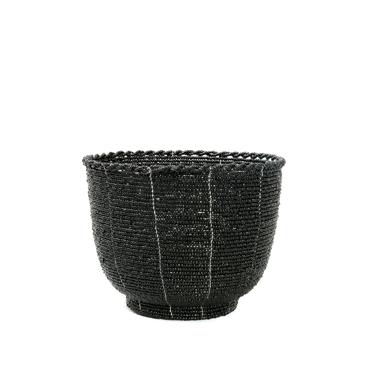 The Beaded Candy Bowl - Black - M - LUXONAS HOME