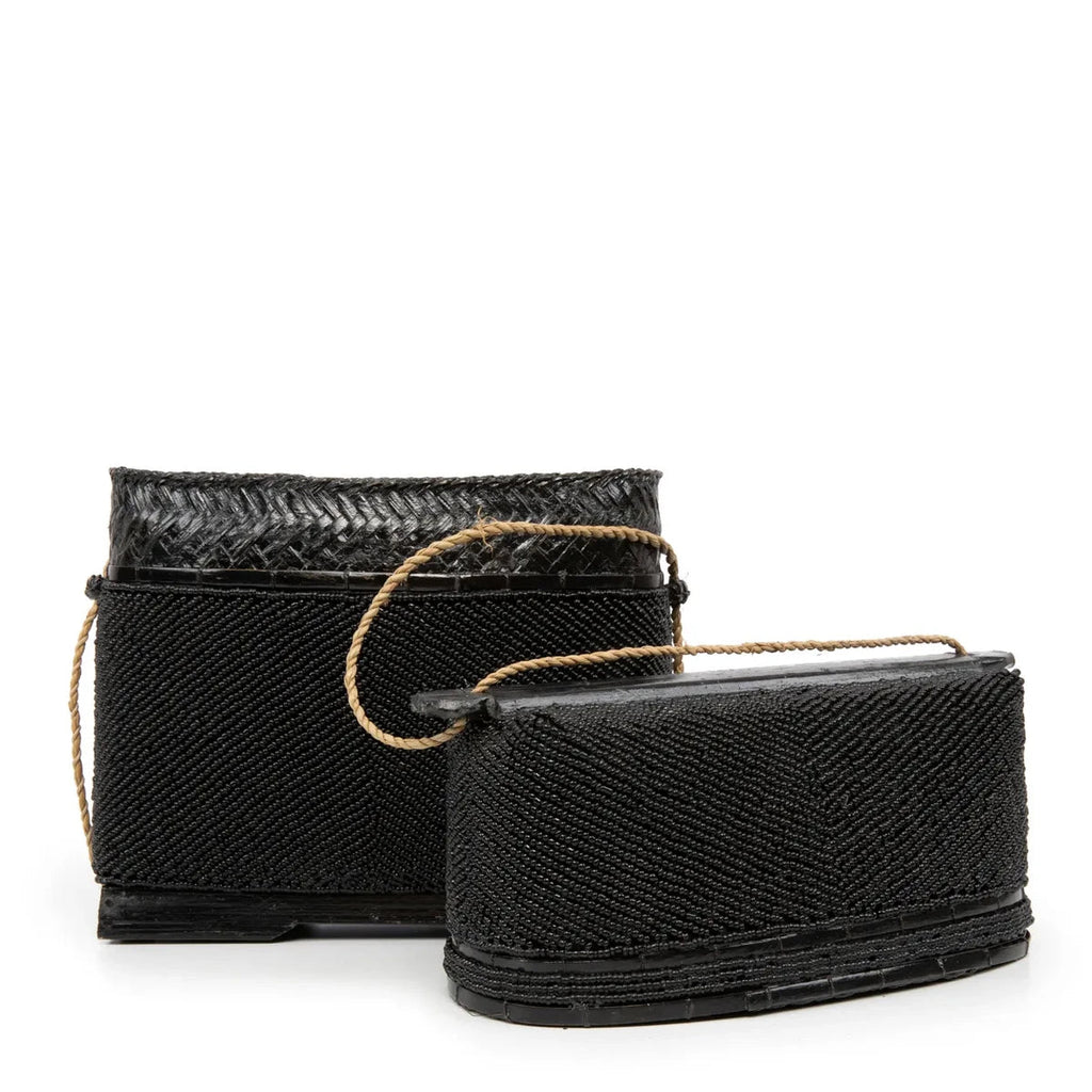 The Beaded Treasure Box - Black - LUXONAS HOME