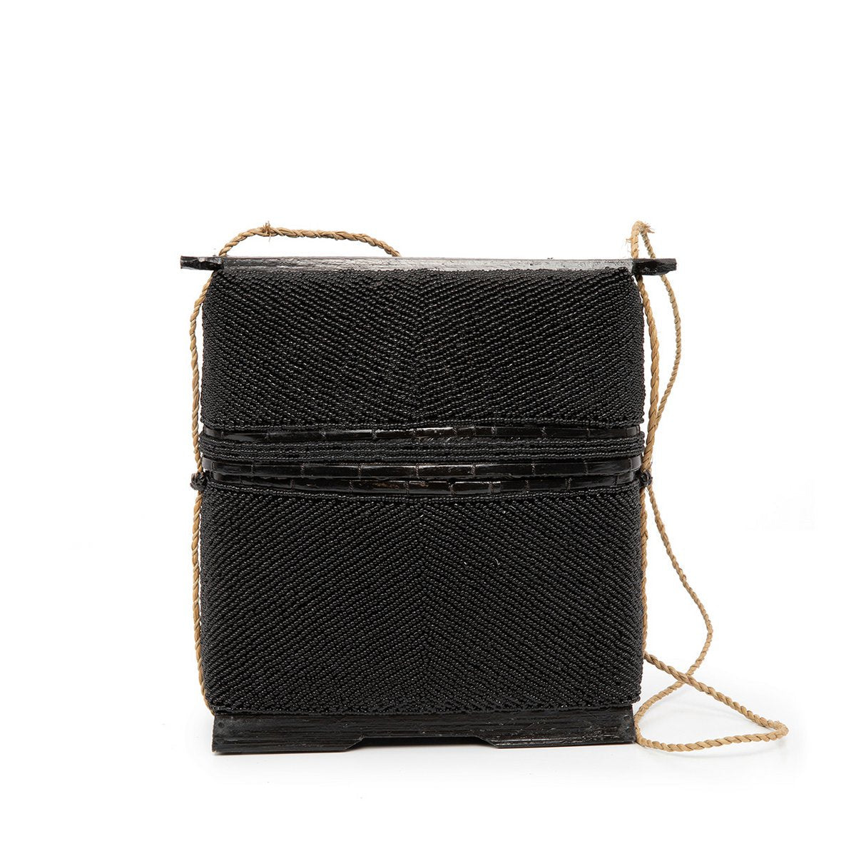 The Beaded Treasure Box - Black - LUXONAS HOME