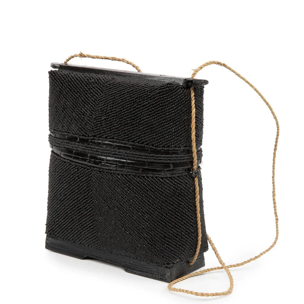 The Beaded Treasure Box - Black - LUXONAS HOME