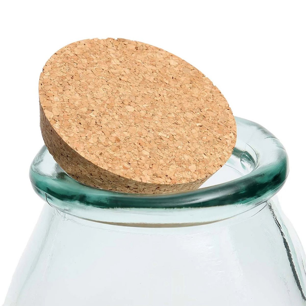 The Belly Glass Pot - Blue - L - LUXONAS HOME