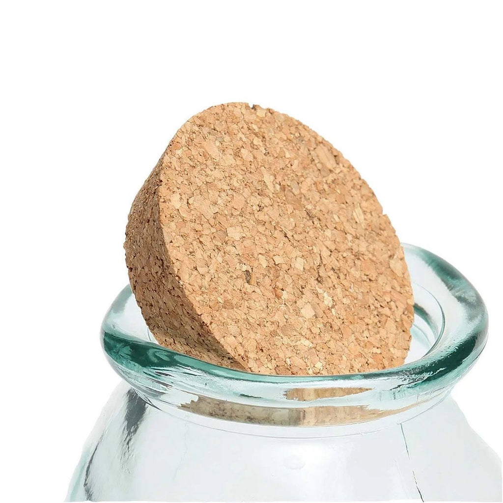 The Belly Glass Pot - Blue - S - LUXONAS HOME