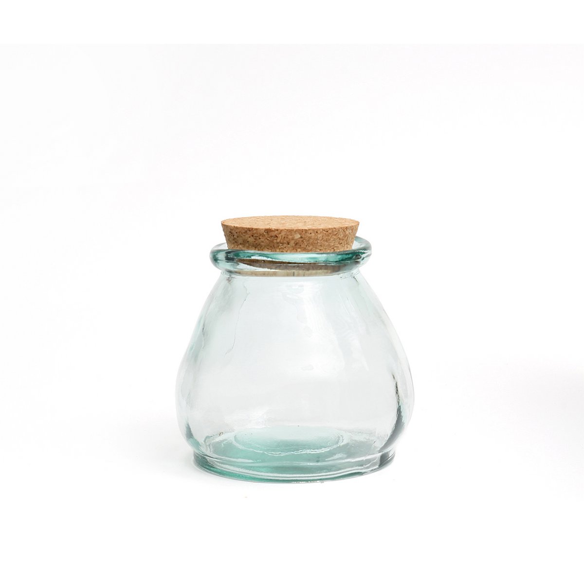The Belly Glass Pot - Blue - S - LUXONAS HOME