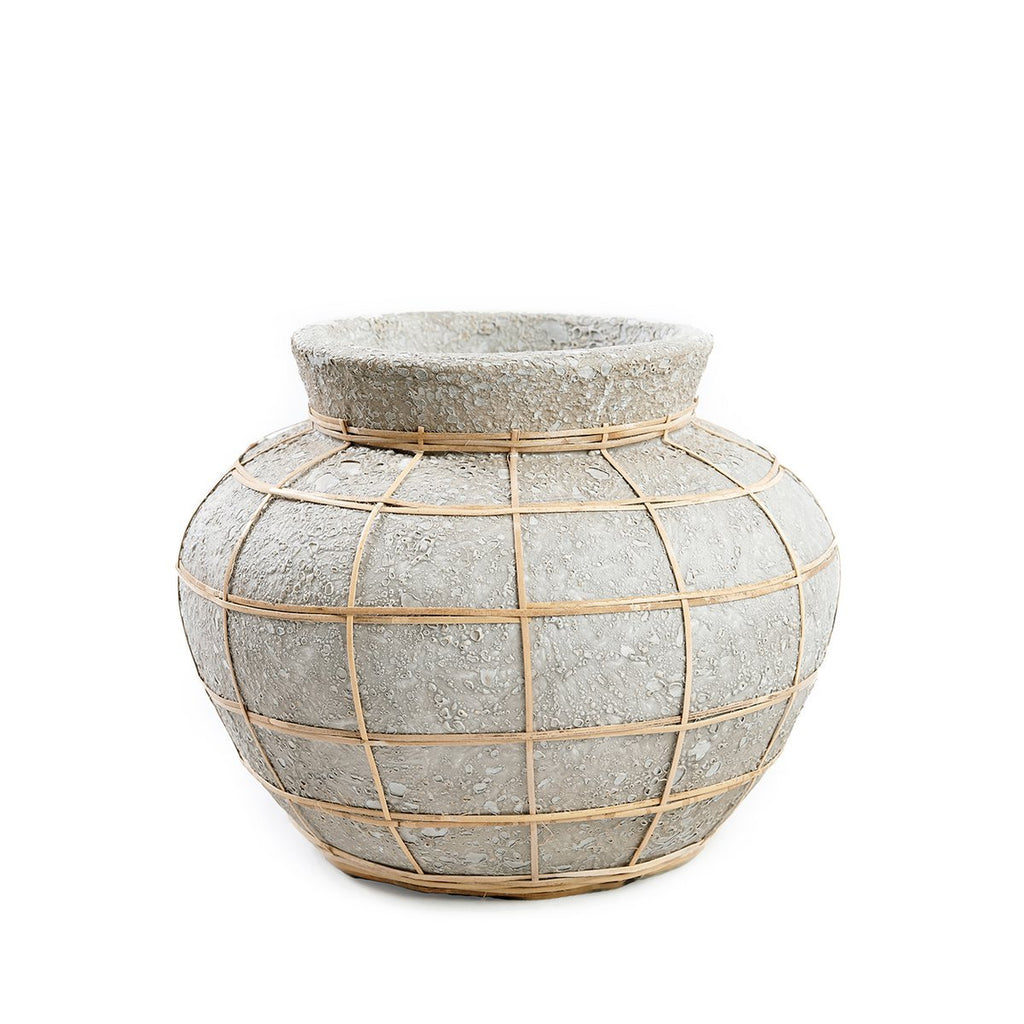 The Belly Vase - Concrete Natural - S - LUXONAS HOME