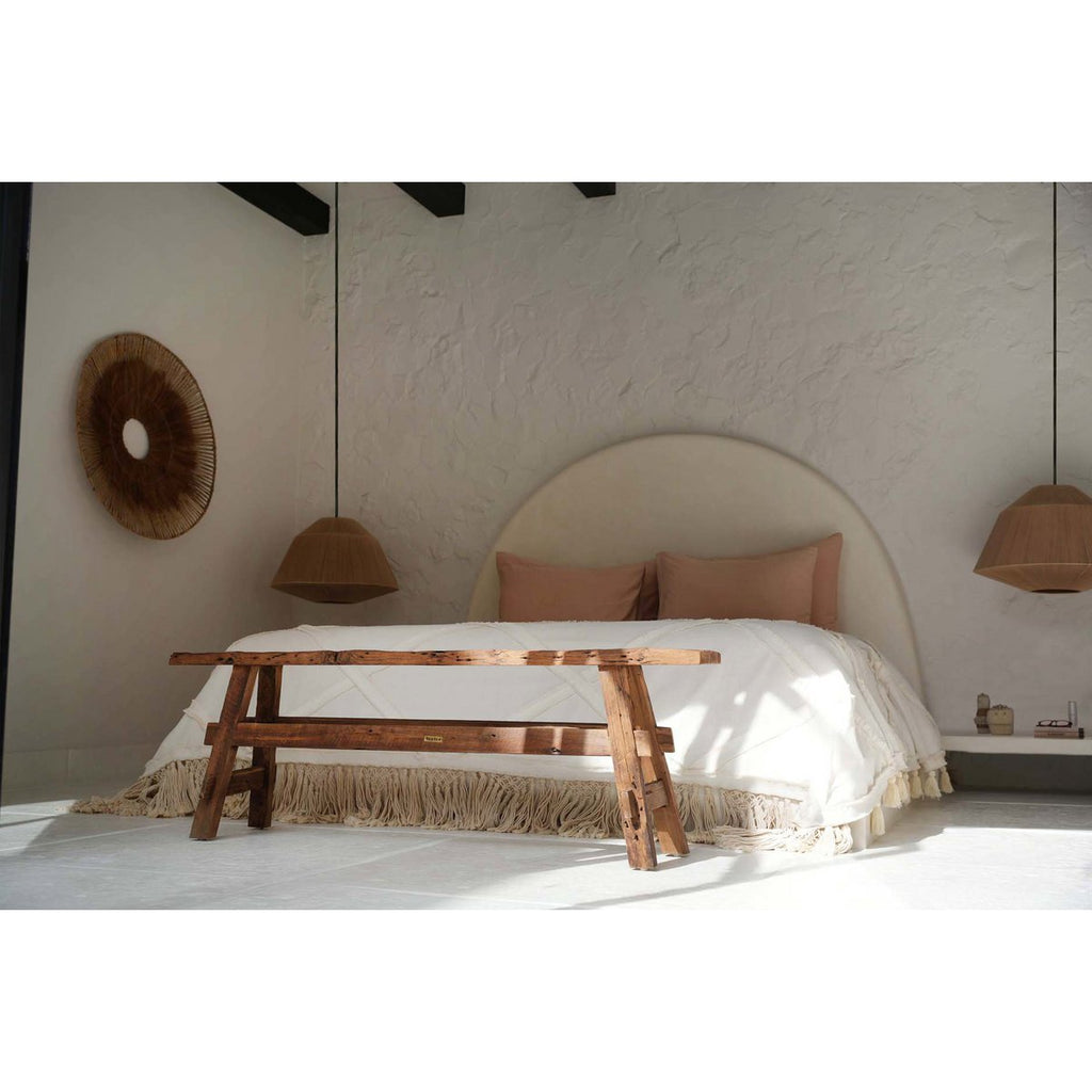 The Berber Bed Throw - Natural - LUXONAS HOME