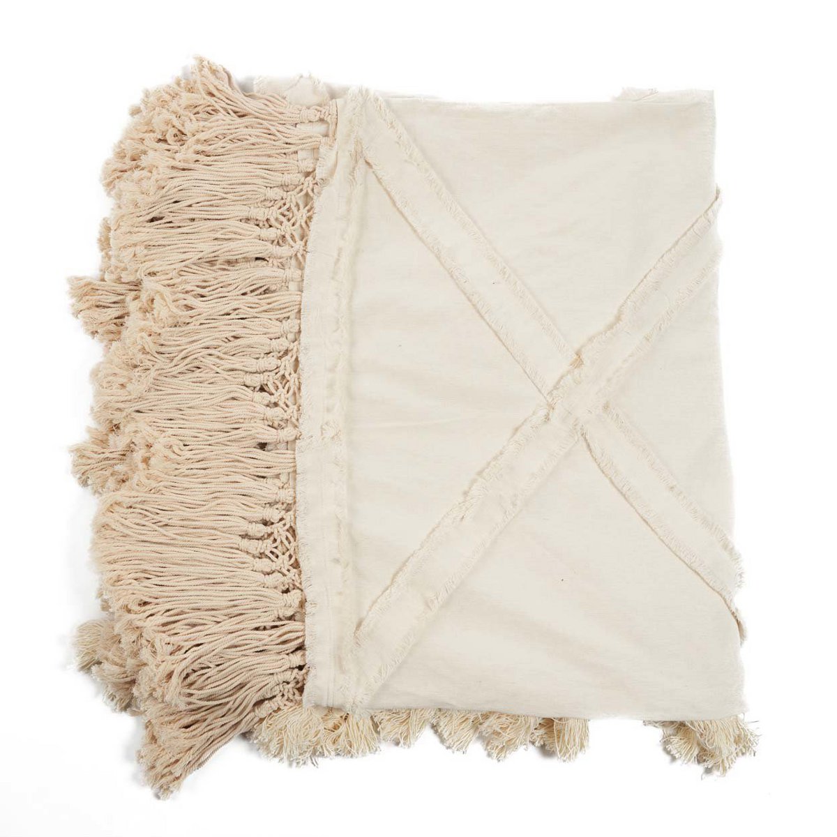 The Berber Bed Throw - Natural - LUXONAS HOME
