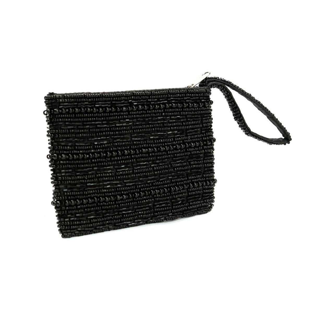 The Black Beaded Wallet - LUXONAS HOME