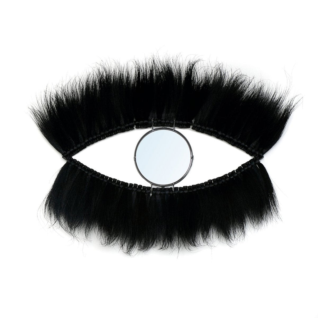 The Black Eye Mirror - Black - LUXONAS HOME