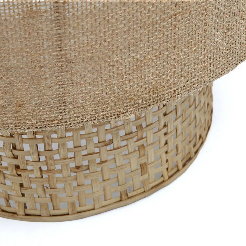 The Bolly Jute Wall Lamp - Natural - M - LUXONAS HOME