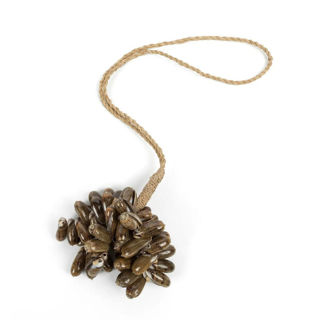 The Brown Cowrie Shell Tassel - LUXONAS HOME