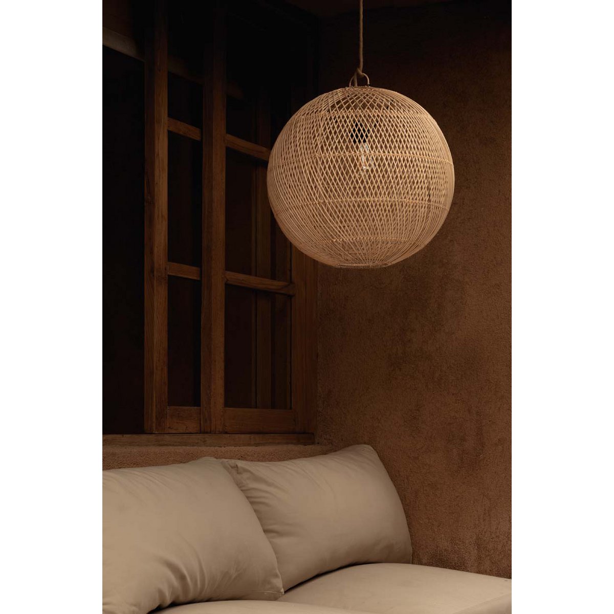 The Bubble Pendant - Natural - M - LUXONAS HOME